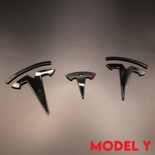 Set tesla black badge - of, 3,