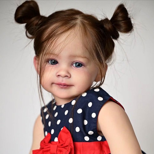 Lifelike toddler girl - 30",
