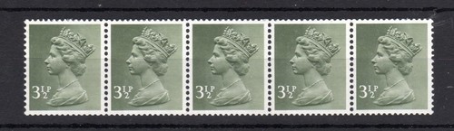 Bands machin unmounted - 31/2p,