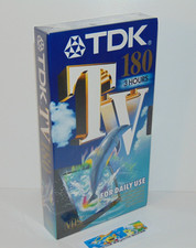 TDK E-180TVED Blank VHS Video