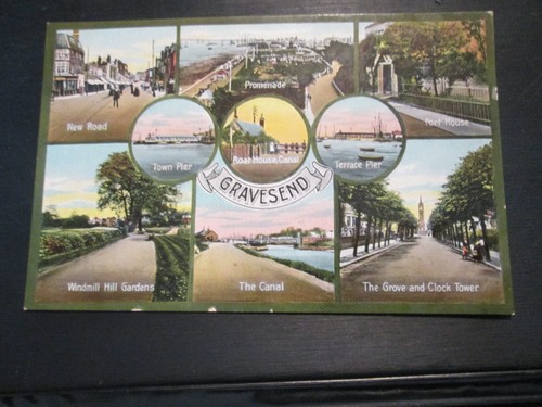 Postcard gravesend multiview - gravesend,