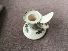 SPODE CHRISTMAS TREE. CHAMBER CANDLE HOLDER.6cm High. VGC.