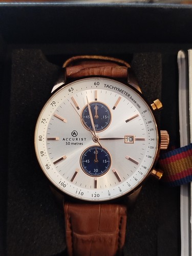 Accurist mens rose gold - rose,