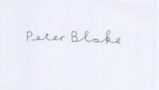 Peter Blake Signed Post Card