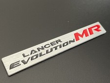 LANCER MR Badge LANCER EVOLUTION RALLIART FQ SST TURBO MITSUBISHI