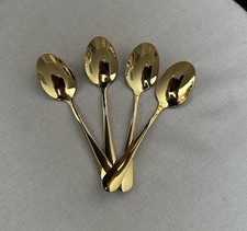 4pcs Golden Stainless Steel