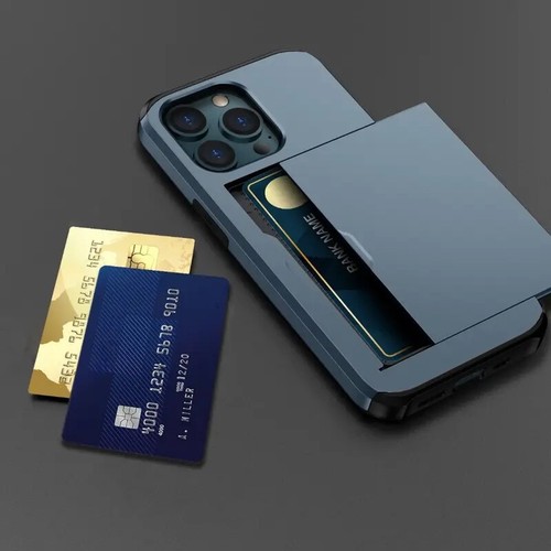 Hybrid phone case with hidden - with,