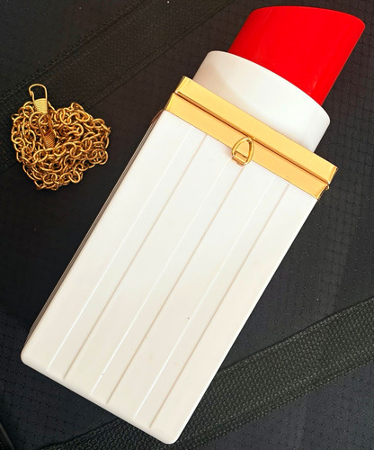 White red plastic - white,