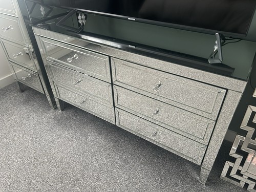 Valencia mirrored drawer - mirrored,
