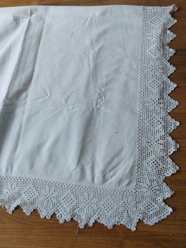 Antique white crochet lace - antique,