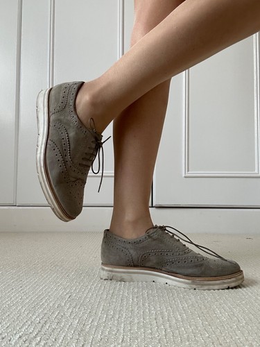 Dune grey suede brogue - dune,
