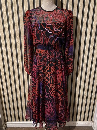 Vintage parigi midi dress - parigi,