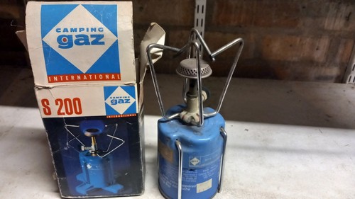Vintage camping gaz - vintage, bleuet