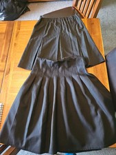 x2 Black Pleated School Skirts