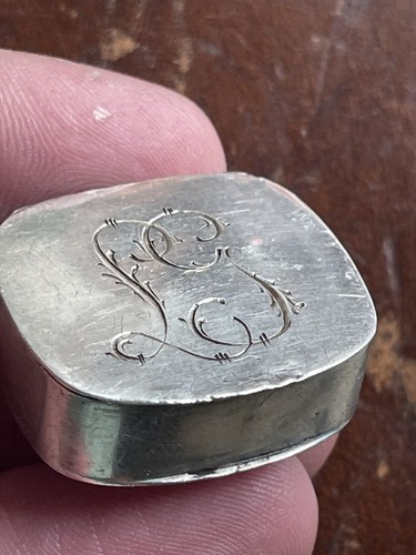 Russian antique silver - silver, pill