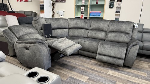 Dfs dark grey fabric electric - dark,