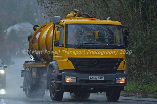 Truck photo 12x8 mercedes - -,