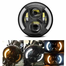 Led motorcycle headlight - 7",