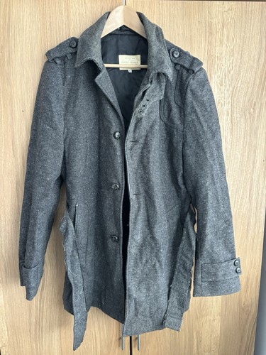 Mens jacket coat wool river