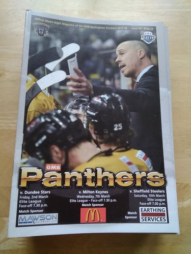 2017 nottingham panthers - nottingham,