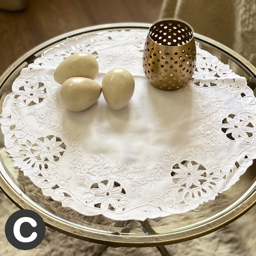Luxury round embroidered - round,