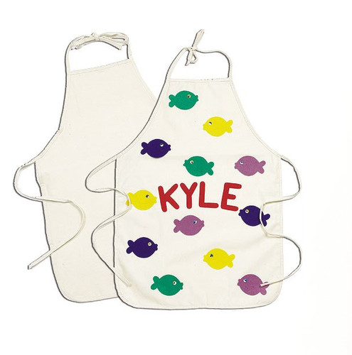 Childrens fabric canvas - canvas, apron