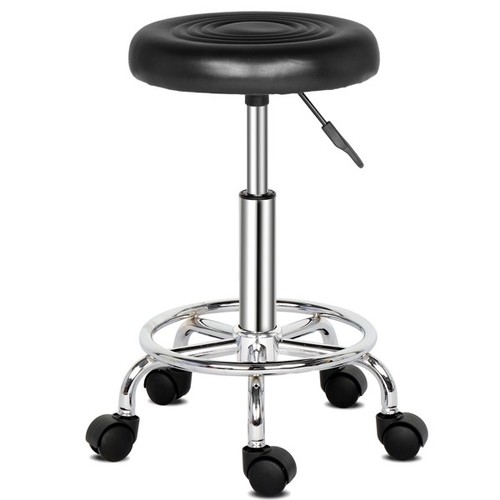 Black leather swivel bar - swivel,