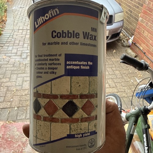 Lithofin cobble wax for marble - cobble,