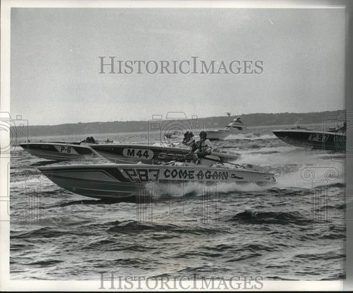 1978 press photo power boats - power,
