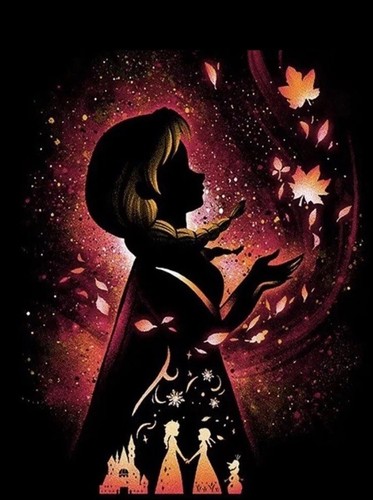 Dark disney counted cross - dark,