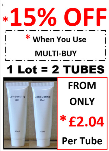 Tubes conductive gel - of,