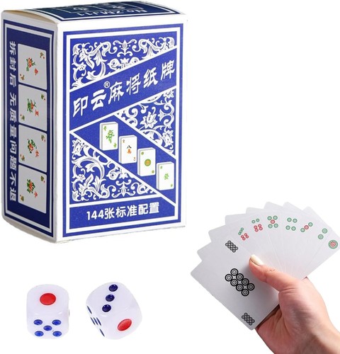 144 mahjong card game - card, chinese