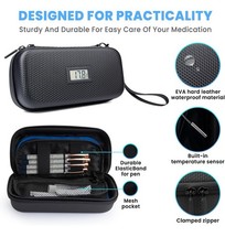 Insulin Cooler Travel Case Small Portable Diabetic Bag With Temperature Display