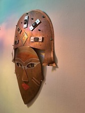 Copper Tribal Mask