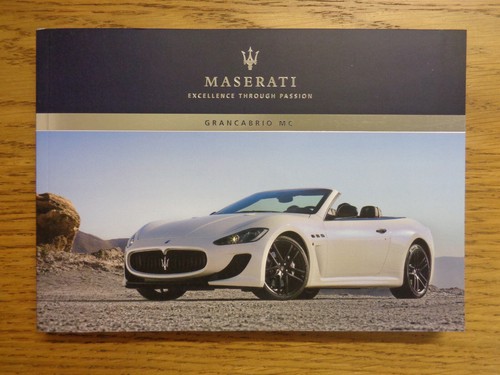 Maserati grancabrio owners - maserati, mc