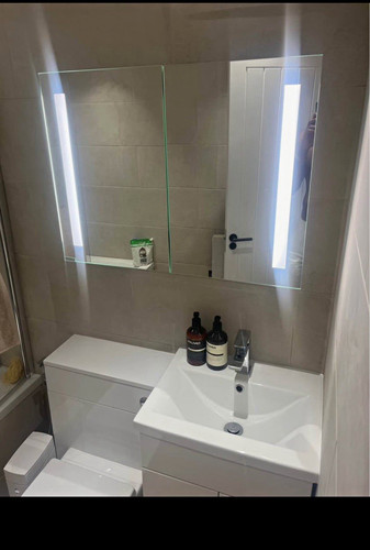 Wall mounted led bathroom - wall,