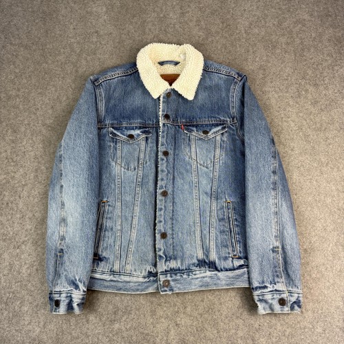 Levi jacket mens medium blue - medium,