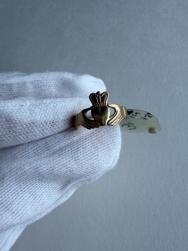 Vintage irish claddagh yellow - irish,