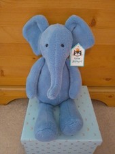 Little Jellycat. Large Chums Elly. Elephant. Blue. Retired. With Tags.