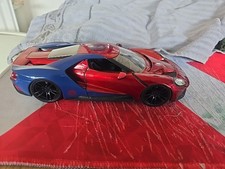 Jada 1:24 2017 Ford GT Spider-Man american Sports Muscle Car Model