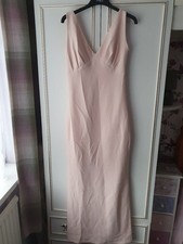 Pretty Lavish size 8 long blush pink special occasion dress