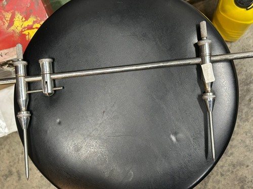 Unmarked steel beam trammel - unmarked,