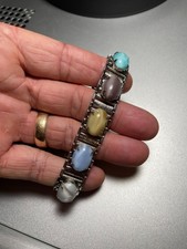 Vintage Oval Multicolor Glass