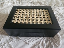 H&M Home Rattan And Black Box