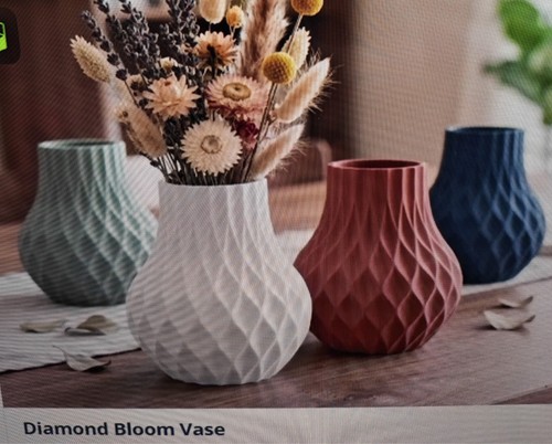 Printed vases and - and, planters