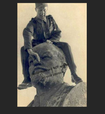 German Soldier Atop Lenin