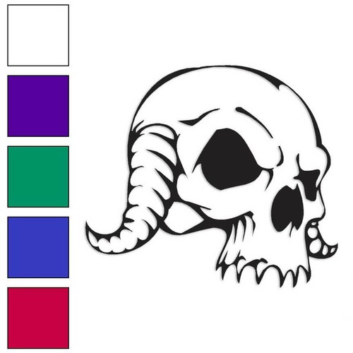 Monster demon skull horn - skull,