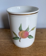 Royal Worcester Evesham Utensil Jar Container 13cm
