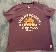 ‘FAT FACE’ MEN’S LILAC T SHIRT VOLKSWAGEN CAMPER VAN DESIGN 2XL