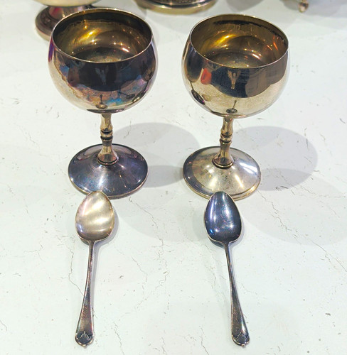 Silver plate set 2 - silver,